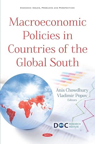 macroeconomic policies in countries of the global south 1st edition anis chowdhury ,vladimir popov