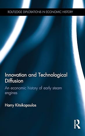 innovation and technological diffusion an economic history of early steam engines 1st edition harry