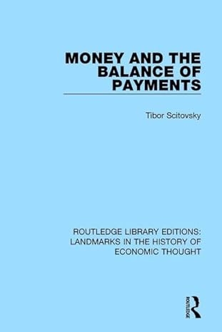 money and the balance of payments 1st edition tibor scitovsky 1138217964, 978-1138217966