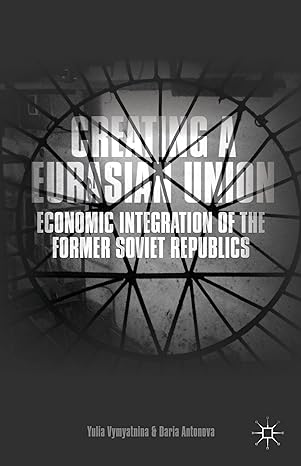 creating a eurasian union economic integration of the former soviet republics 2014th edition y vymyatnina ,d