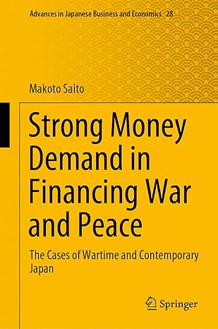 strong money demand in financing war and peace the cases of wartime and contemporary japan 1st edition makoto