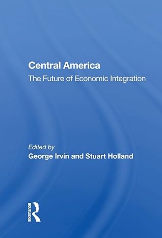 central america the future of economic integration 1st edition george irvin 0367012863, 978-0367012861