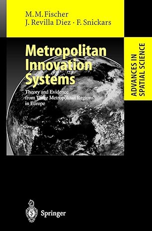 metropolitan innovation systems theory and evidence from three metropolitan regions in europe 2001st edition