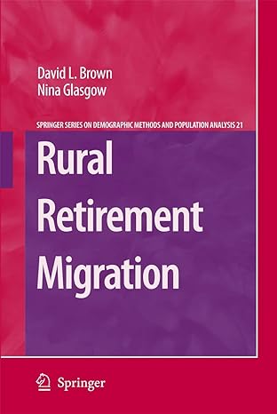 rural retirement migration 2008th edition david l brown ,nina glasgow ,l j kulcsar ,b c bolender ,m j