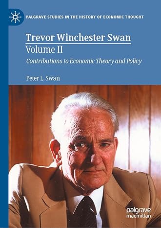 trevor winchester swan volume ii contributions to economic theory and policy palgrave studies in the history