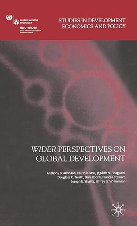 wider perspectives on global development 2005th edition unu wider 1403996261, 978-1403996268