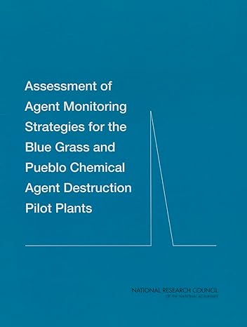 assessment of agent monitoring strategies for the blue grass and pueblo chemical agent destruction pilot