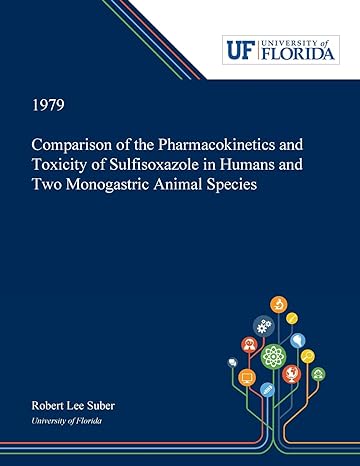 comparison of the pharmacokinetics and toxicity of sulfisoxazole in humans and two monogastric animal species