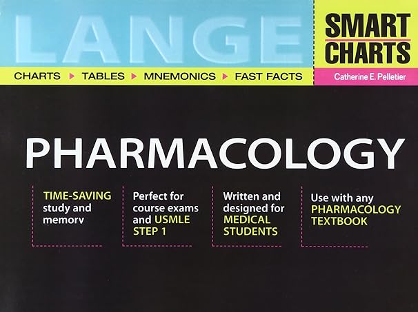 lange smart charts pharmacology 1st edition catherine pelletier 0071388788, 978-0071388788