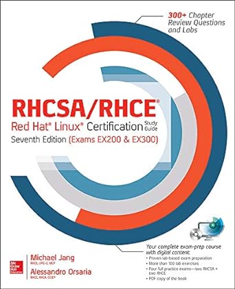 rhcsa/rhce red hat linux certification study guide seventh edition 7th edition michael jang ,alessandro