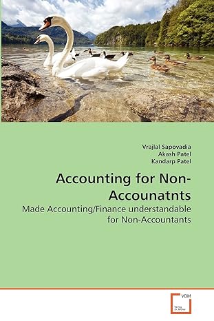 accounting for non accounatnts made accounting/finance understandable for non accountants 1st edition vrajlal