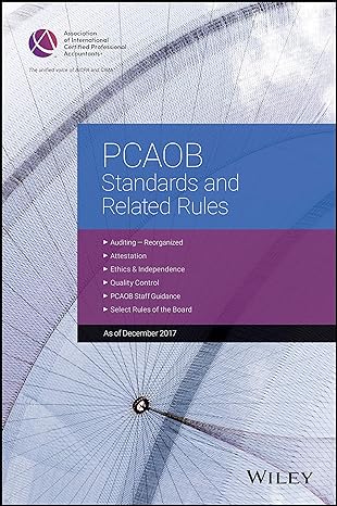 pcaob standards and related rules 2018 1st edition aicpa 1948306530, 978-1948306539