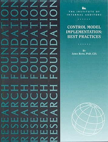 control model implementation best practices 1st edition james roth 089413390x, 978-0894133909