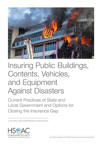 insuring public buildings contents vehicles and equipment against disasters current practices of state and