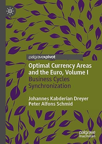 optimal currency areas and the euro volume i business cycles synchronization 1st edition johannes kabderian