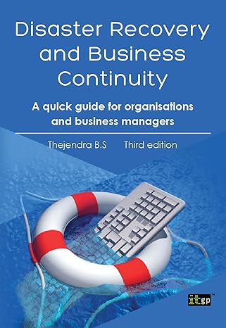 disaster recovery and business continuity 3rd edition it governance publishing 1849285381, 978-1849285384