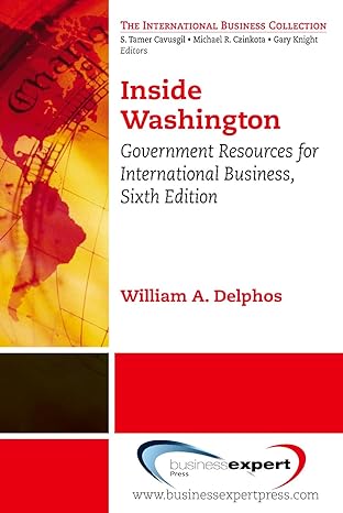 inside washington government resources for international business 6th edition william delphos 1606492926,