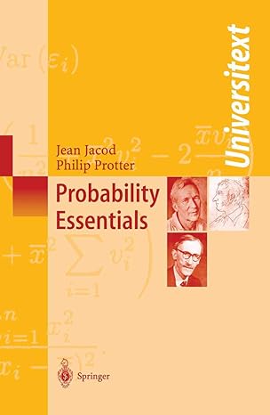 probability essentials 2nd edition jean jacod ,philip protter 3540438718, 978-3540438717