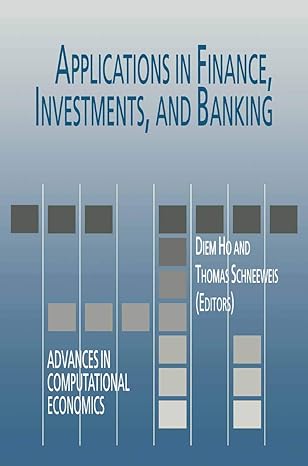 applications in finance investments and banking 1st edition diem ho ,thomas schneeweis 1441950621,