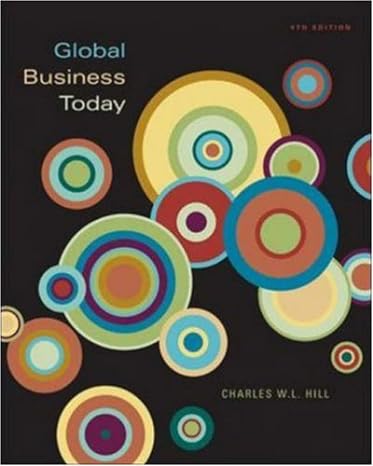 global business today with cd and olc premium card 4th edition charles w l hill 0073191752, 978-0073191751