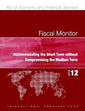 fiscal monitor april 2012 balancing fiscal policy risks 1st edition international monetary fund 1616352485,