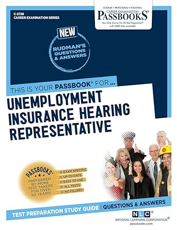 unemployment insurance hearing representative passbooks study guide 1st edition national learning corporation