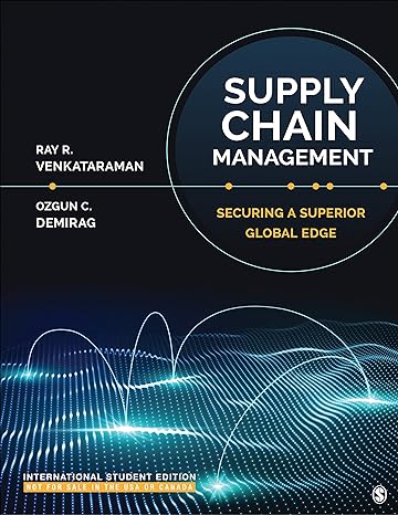 supply chain management international   securing a superior global edge 1st edition ray r venkataraman ,ozgun