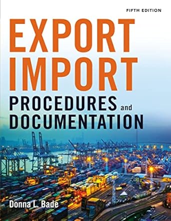 export/import procedures and documentation fif edition donna bade 0814434754, 978-0814434758