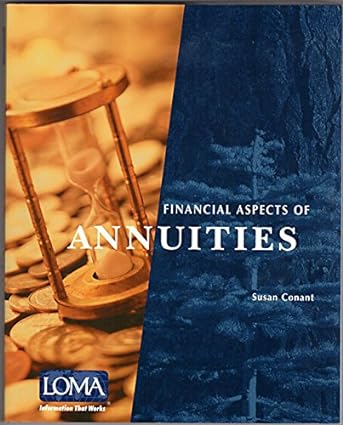 financial aspects of annuities 1st edition susan conant 1579740464, 978-1579740467