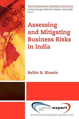 assessing and mitigating business risks in india 1st edition balbir bhasin 1606493124, 978-1606493120