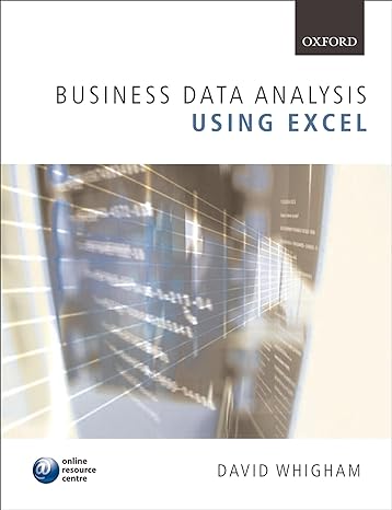 business data analysis using excel p 1st edition david whigham 0199296286, 978-0199296286