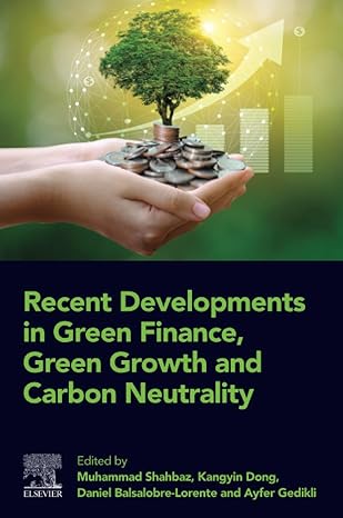 recent developments in green finance green growth and carbon neutrality 1st edition muhammad shahbaz ,kangyin
