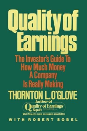 quality of earnings 1st edition thornton l. oglove 1741857023, 978-1741857023