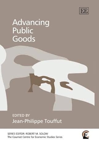 advancing public goods 1st edition jean-philippe touffut 184542719x, 978-1845427191
