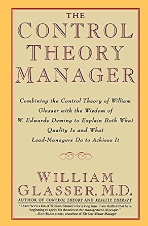 the control theory manager 1st edition william glasser m.d. 0887307191, 978-0887307195