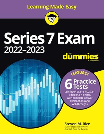 series 7 exam 2022 2023 for dummies with online practice tests 5th edition steven m. rice 1119796830,