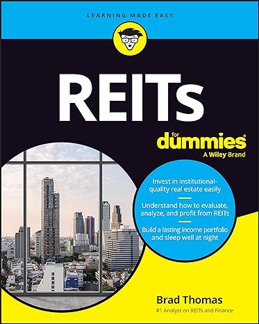 reits for dummies 1st edition brad thomas