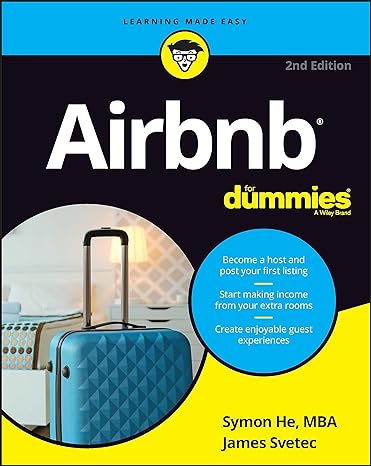 airbnb for dummies 2nd edition symon he ,james svetec 1394154631, 978-1394154630