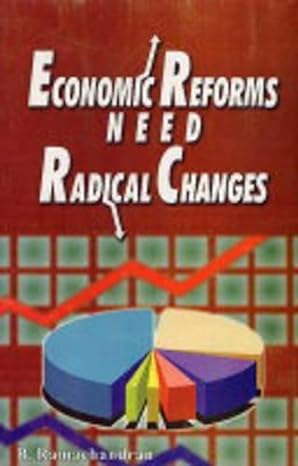 economic reforms need radical changes 1st edition b ramchandran 8178351846, 978-8178351841