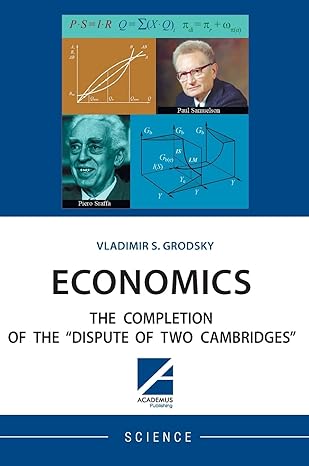 economics the completion of the dispute of two cambridges 1st edition vladimir s grogsky 1494600242,