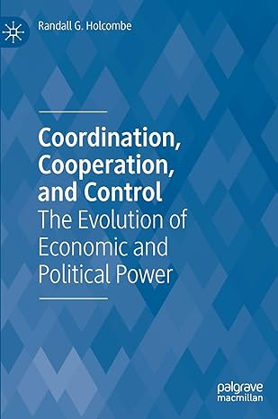 coordination cooperation and control the evolution of economic and political power 1st edition randall g