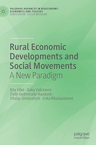 rural economic developments and social movements a new paradigm 1st edition rita vilke ,dalia vidickiene