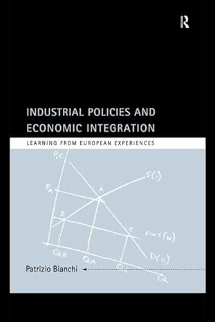 industrial policies and economic integration learning from european experiences 1st edition patrizio bianchi