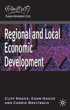 regional and local economic development 2011th edition cliff hague ,euan hague ,carrie breitbach 0230213820,