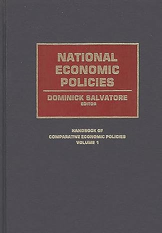 national economic policies 1st edition dominick salvatore 0313265917, 978-0313265914