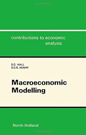 macroeconomic modelling 1st edition s g hall ,s g b henry 0444704299, 978-0444704290