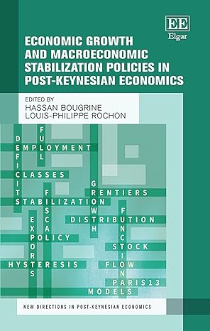 economic growth and macroeconomic stabilization policies in post keynesian economics 1st edition hassan