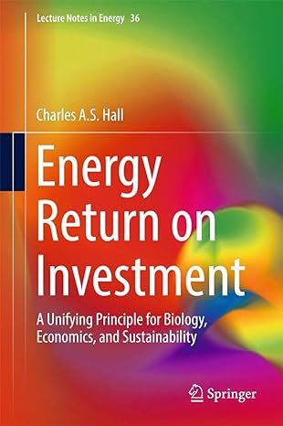 energy return on investment 1st edition hall 3319478206, 978-3319478203
