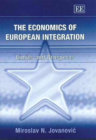 the economics of european integration limits and prospects 1st edition miroslav n jovanovic