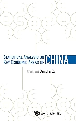 statistical analysis on key economic areas of china 1st edition xianchun xu ,zhongwen zhang ,youjuan wang